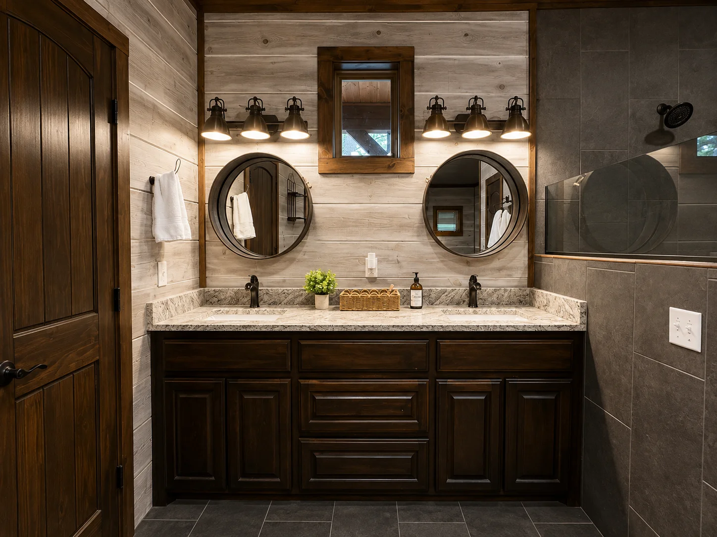 Double vanity at The Rustic Reserve