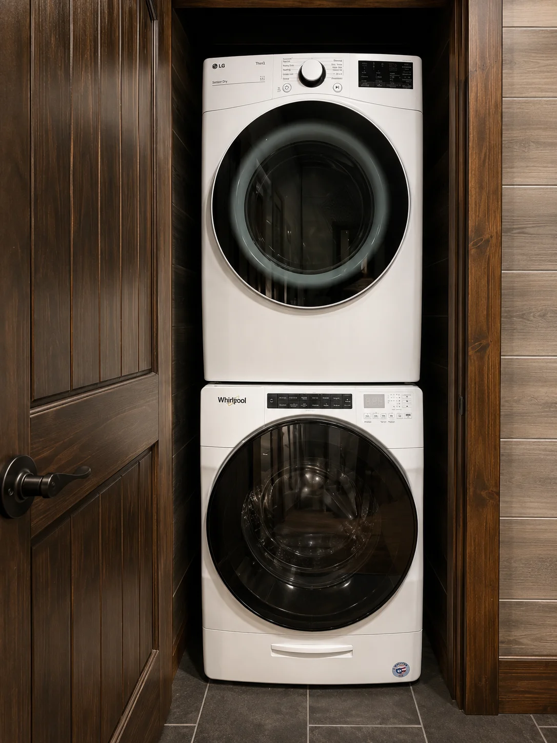 Washer and dryer at The Rustic Reserve