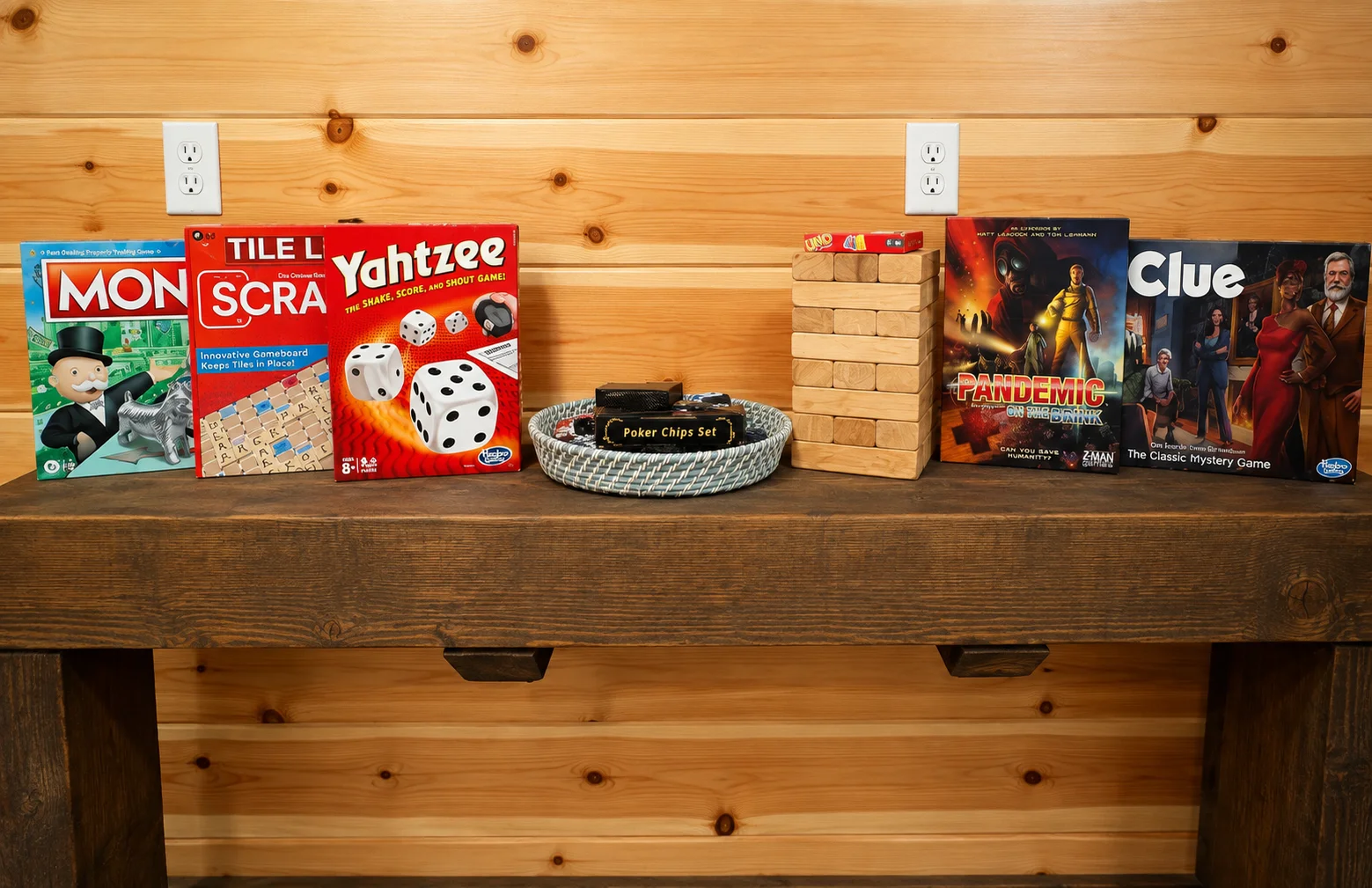 Board games at The Rustic Reserve