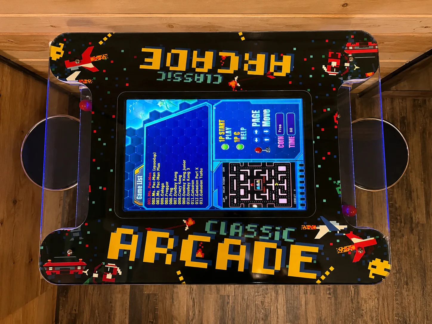 Arcade games at The Rustic Reserve