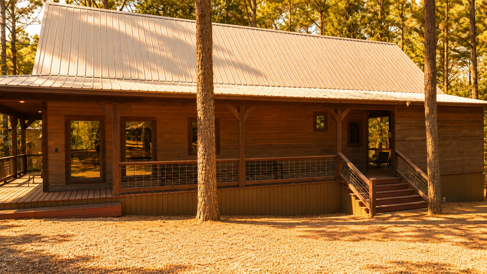 Cabin exterior at The Rustic Reserve